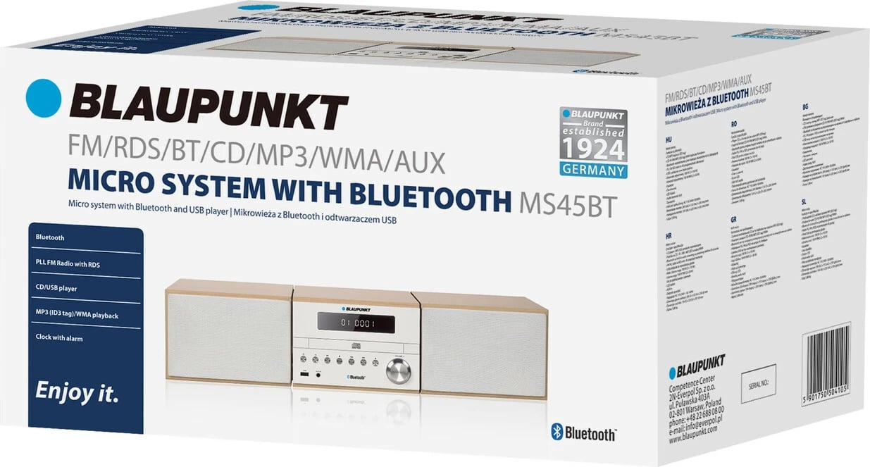 Radio me CD, USB dhe Bluetooth BLAUPUNKT MS45BT