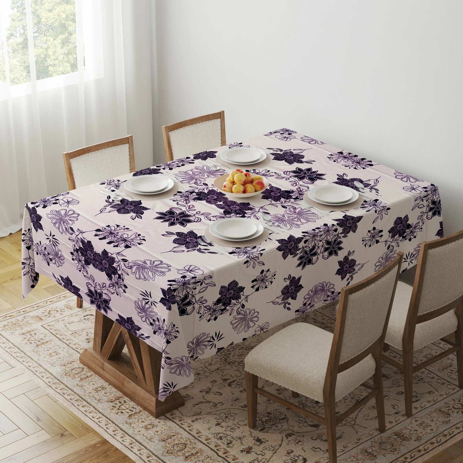 Mbulesë tavoline Hermia, Gravellamc2, 140x140cm