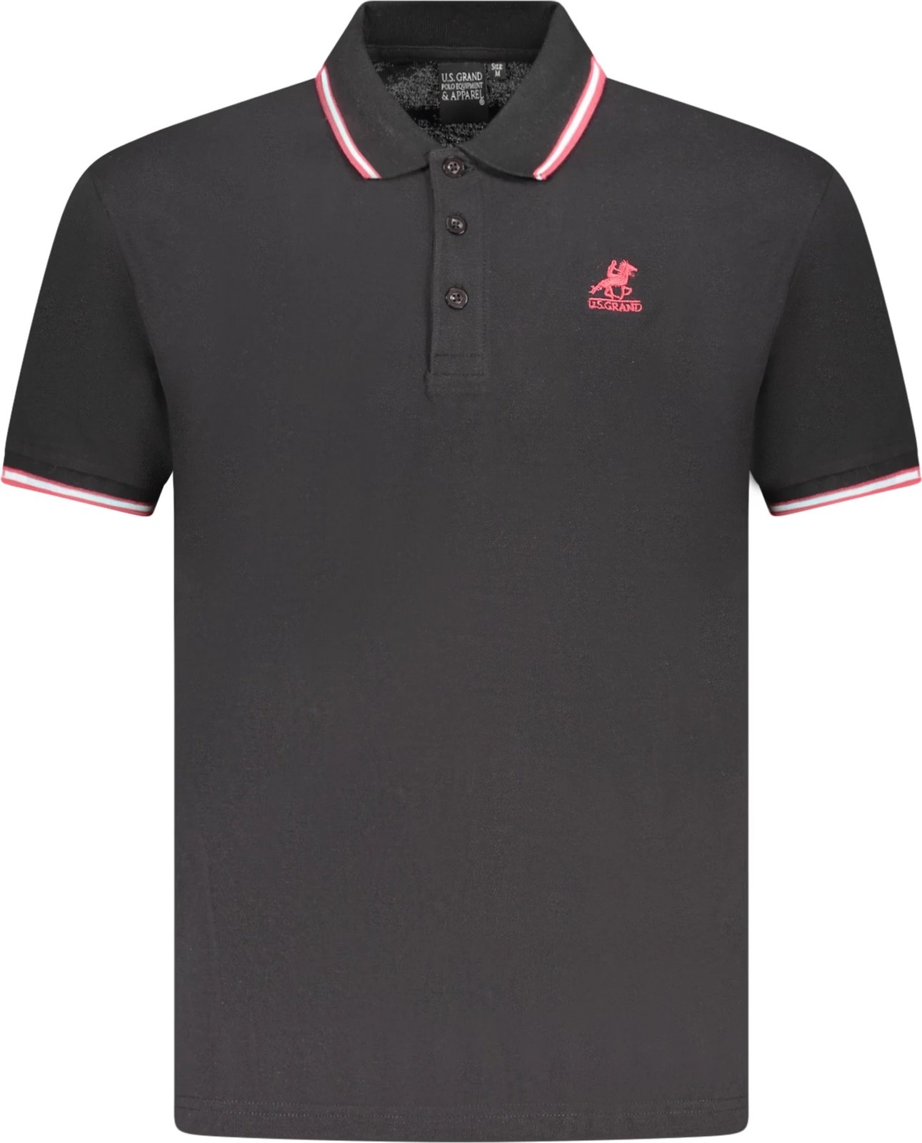 Maicë polo për meshkuj U.S. GRAND POLO, e zezë