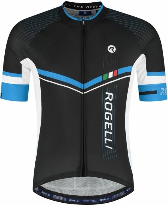 Fanellë çiklizmi për meshkuj Rogelli, e zezë dhe kaltër