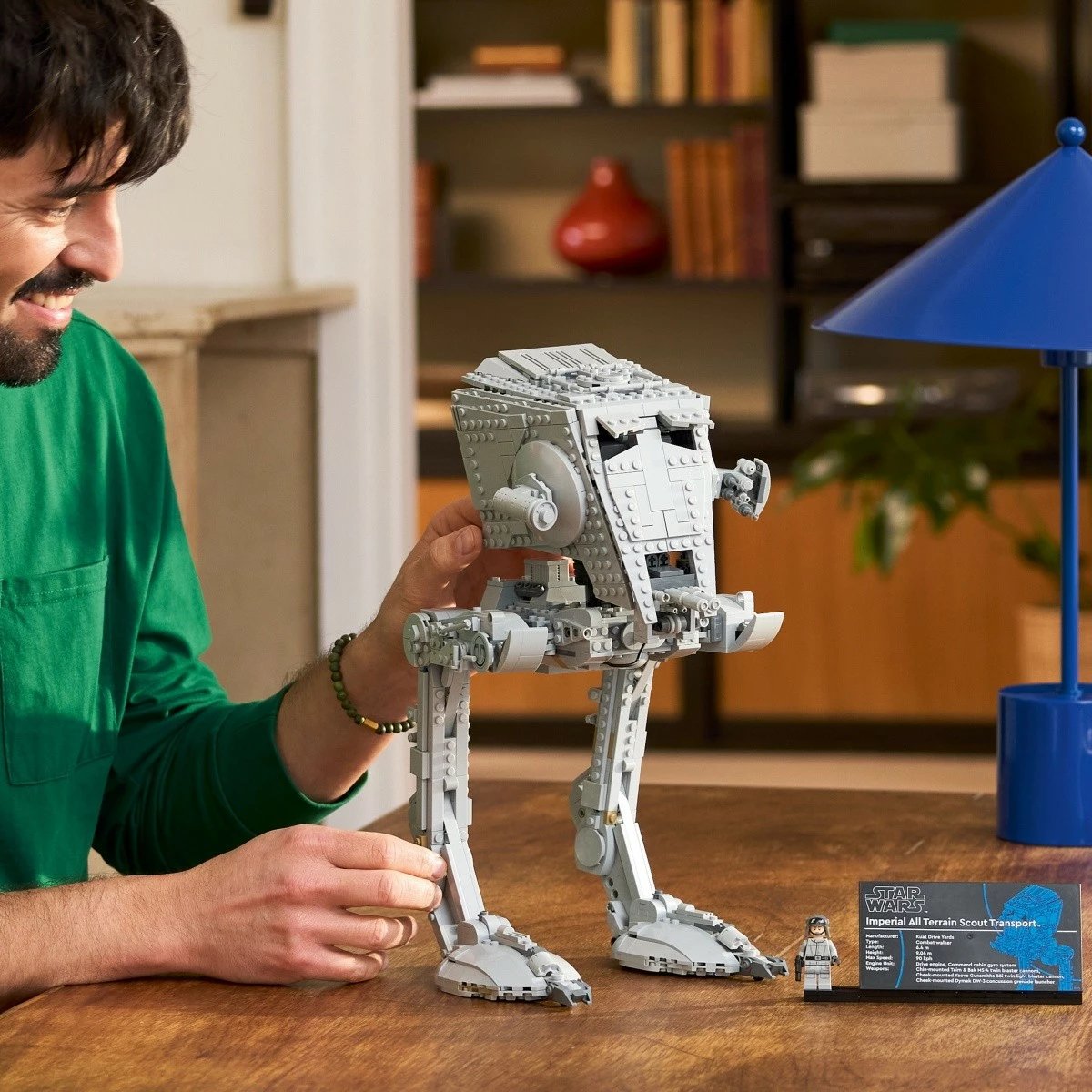 Set LEGO Star Wars AT-ST Walker 75417, Ultimate Collector Series, 1513 pjesë, Gri