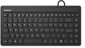 Tastierë KeySonic KSK-3230IN, silikon, IP68, UK, e zezë