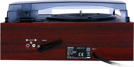 Gramafon, Camry CR 1113, 33/45/78 RPM, radio FM/AM, altoparlantë të integruara, LCD, AUX/RCA Gramafon, Camry CR 1113, 33/45/78 RPM, radio FM/AM, altoparlantë të integruara, LCD, AUX/RCA