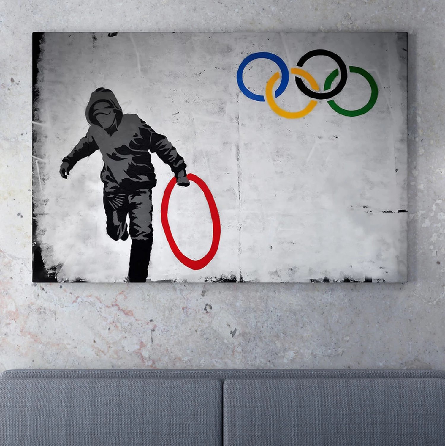 Pikturë muri GOBI, kanavacë e printuar, 70x3x50cm