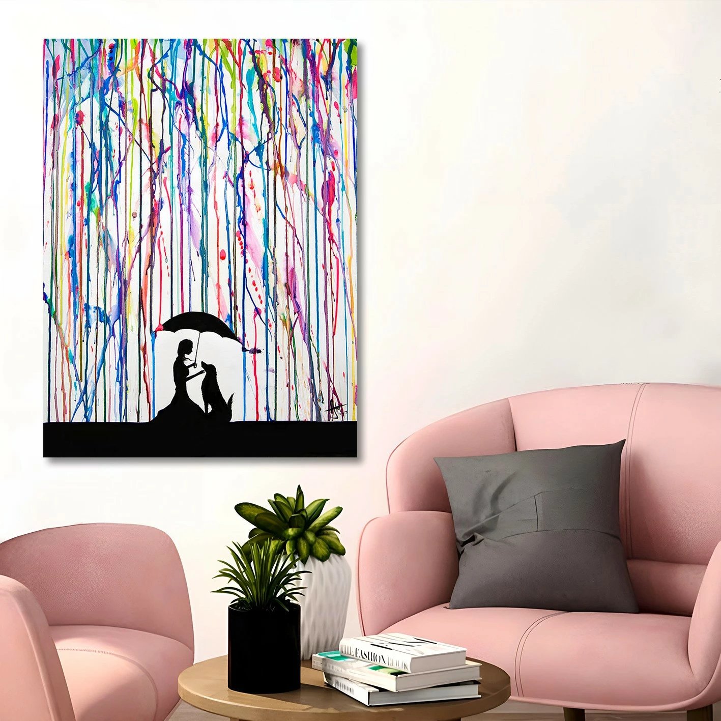 Pikturë dekorative në kanavacë, shumëngjyrëshe, Wallity KNV4451_5070, 50x70cm