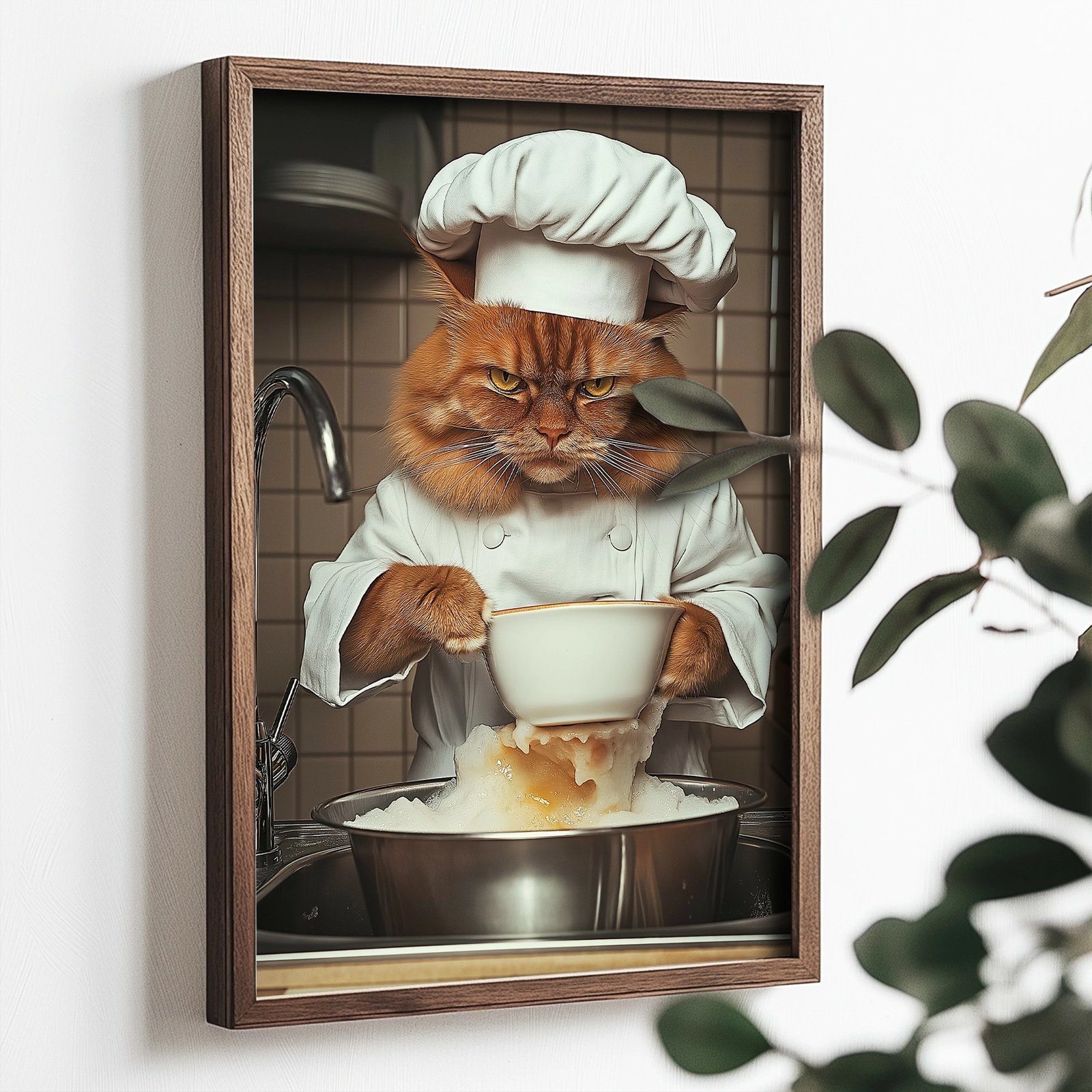 Pikturë dekorative me kornizë MDF, Wallity, TUN097-L