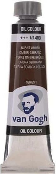 Ngjyrë vajore Talens Van Gogh 409, 200ml, Burnt Umber