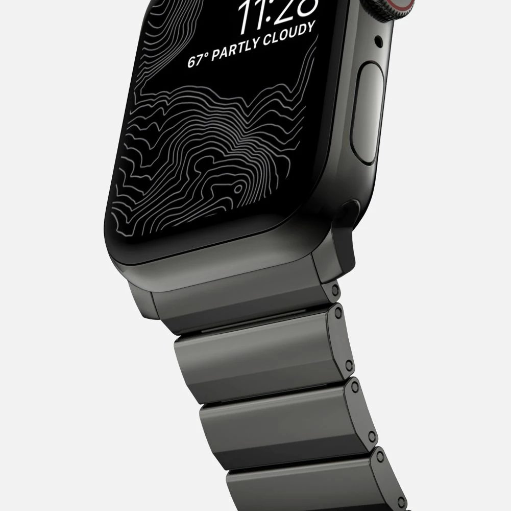 Rrip çeliku për Apple Watch Tech-Protect SteelBand, 42/44/45/49 mm, i zi