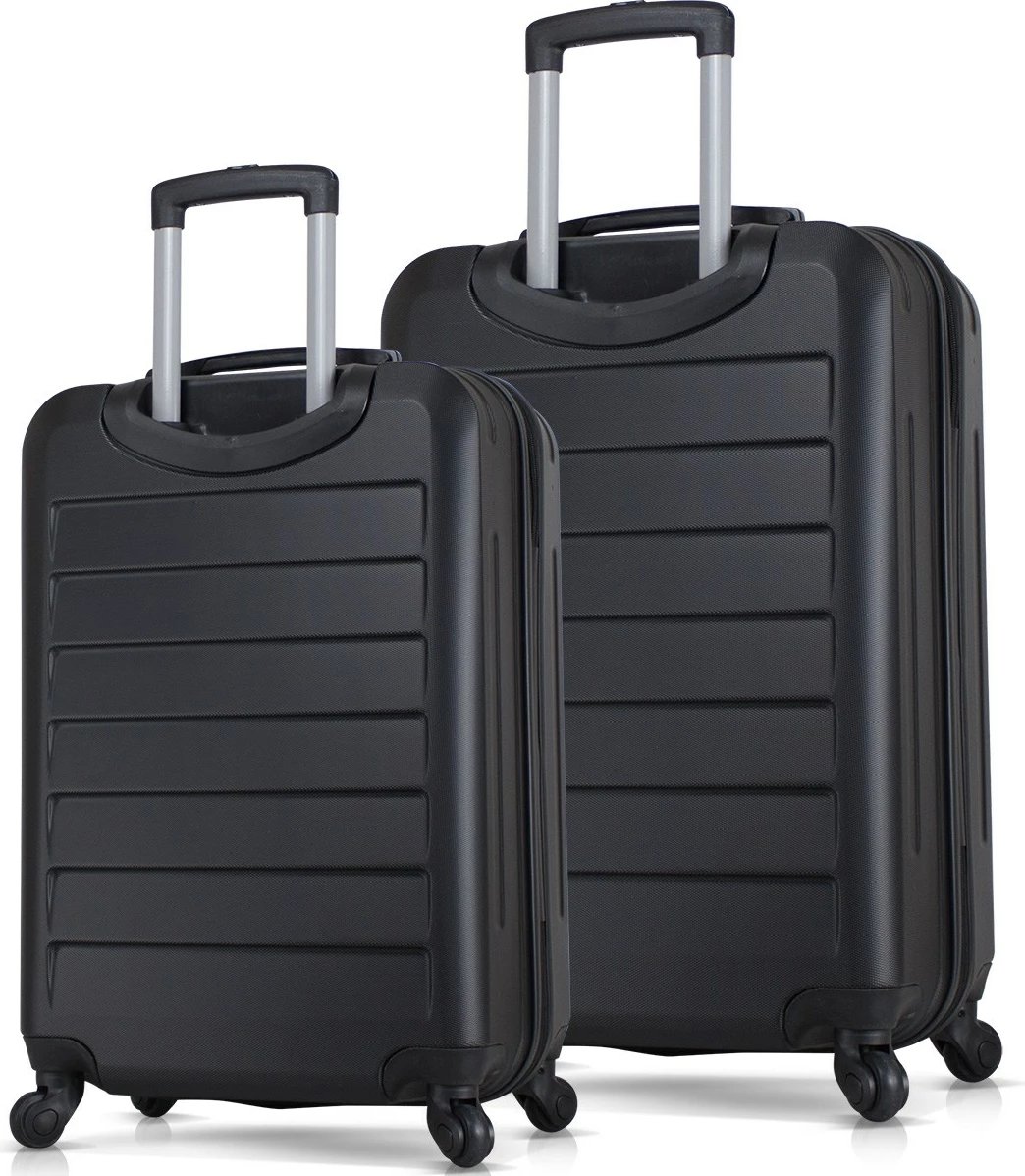 Set valixhesh (2 copë), ngjyrë e zezë, Zoozie Bags, 8107