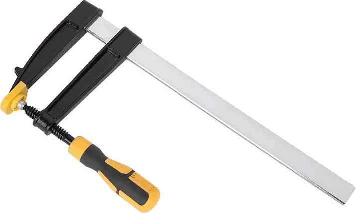 Kapëse F Deli Tools EDL111230, 120x300 mm, zezë/verdhe