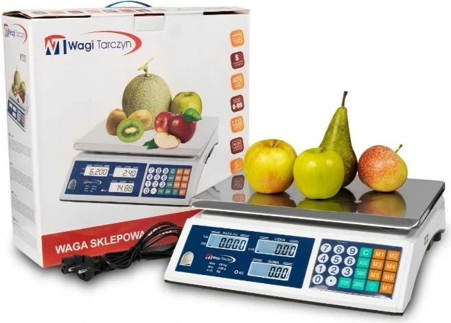 Peshore elektronike Wagi Tarczyn WT-202, 40 kg, e bardhë