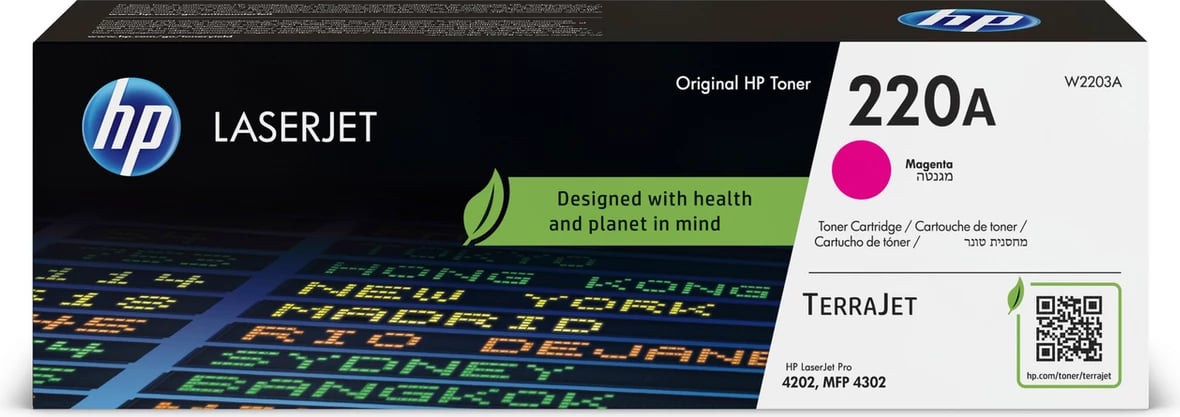 Toner HP 220A W2203A 1800 faqe Magenta