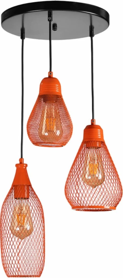 Llambë tavani Opviq, portokalli e zezë, 9076-1