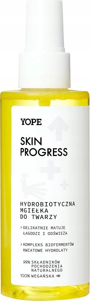 Mist për fytyrë për femra Yope Skin Progress Hydrobiotic, 150ml