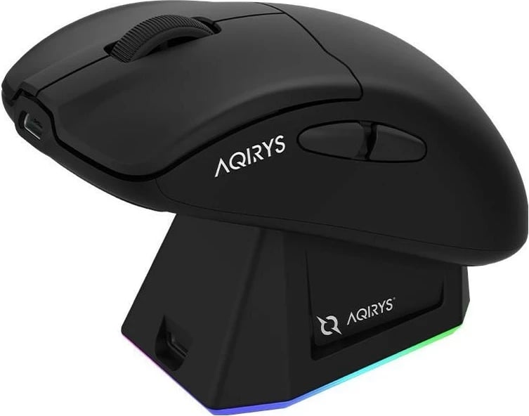 Maus AQIRYS M32, RGB, Dual Mode, 12000 DPI, i zi