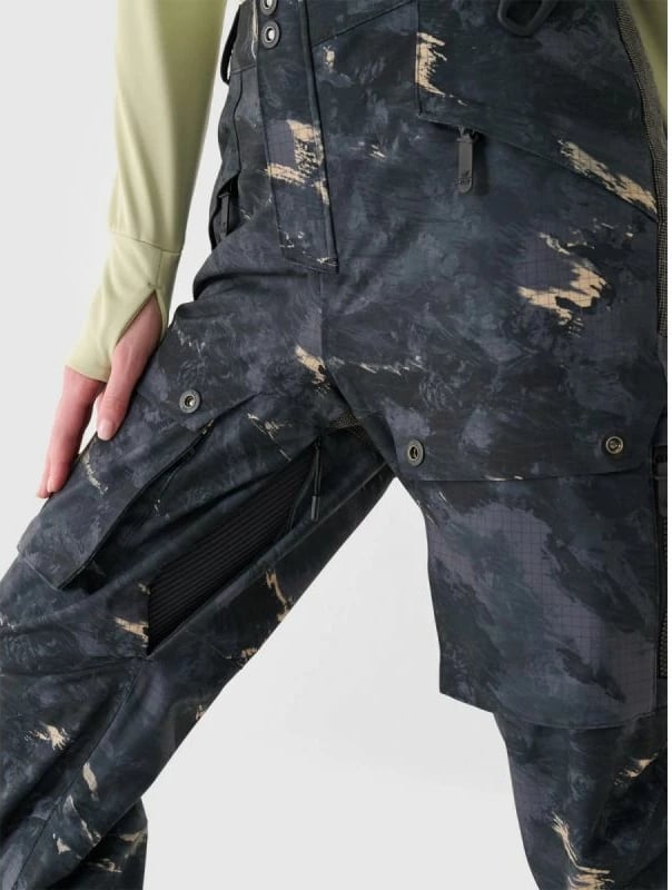 Pantallona snowboardi për femra 4f, të zeza