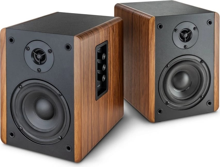 Sistem zëri Wavemaster Base, 2.0 kanale, Bluetooth & Line-in, 30W, gri/wood