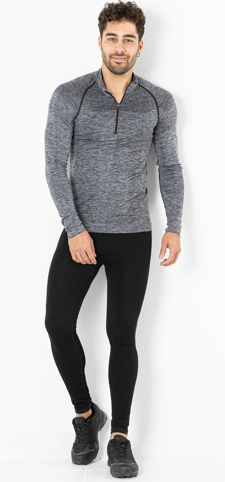 Bluzë sportive për meshkuj, gri, Jumeon, 001-001352002