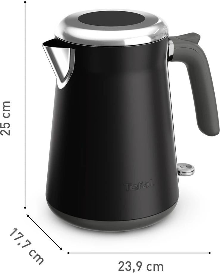 Ibrik elektrik Tefal KI6668E0, 1.7 L, 2400 W, i zi