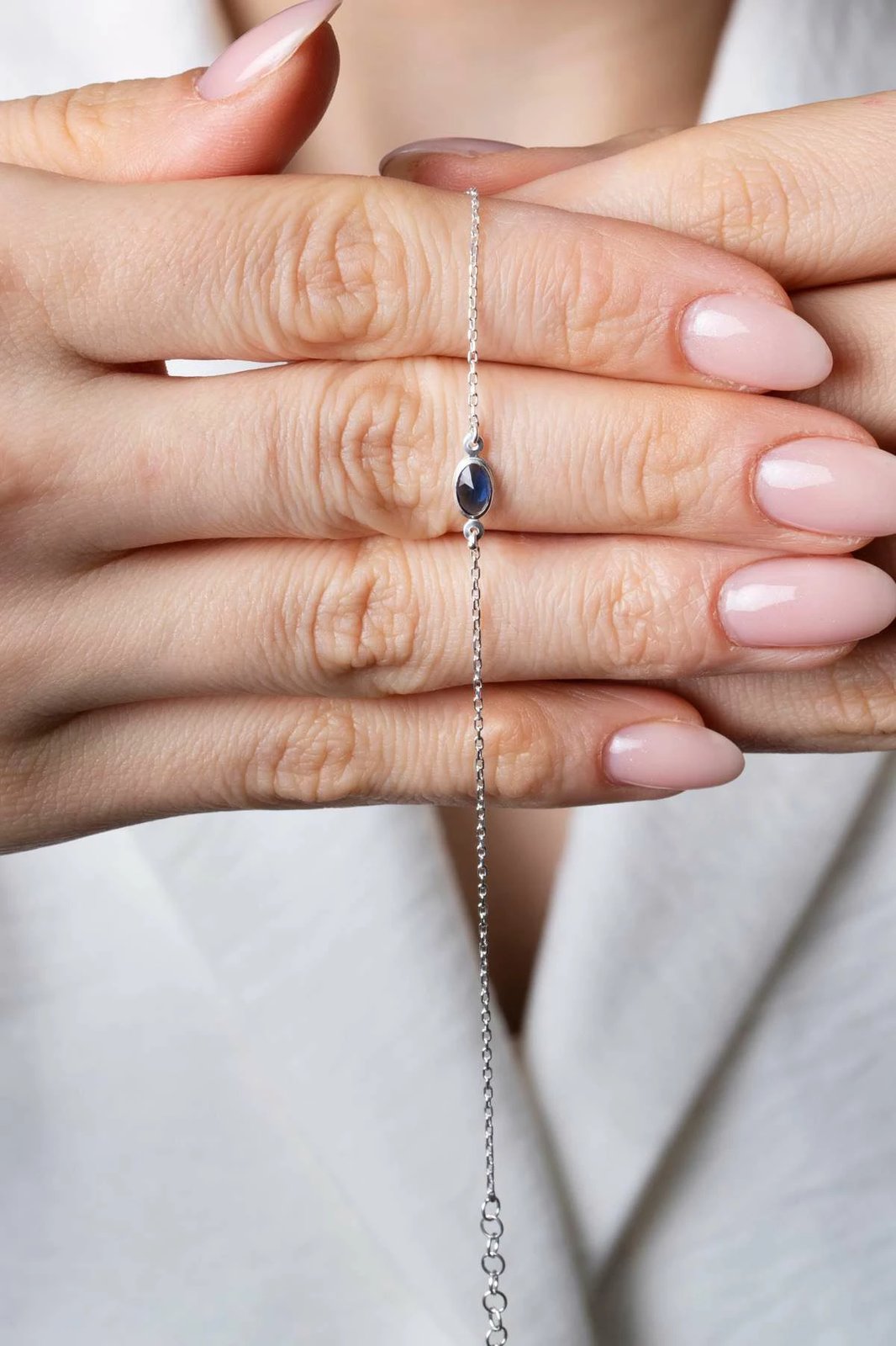 Byzylyk argjendi Jumeon, ngjyrë kaltër e errët, TFNY65227