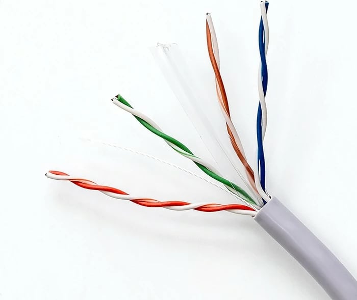 Kabllo rrjeti Qoltec CAT6 UTP, 305m, Gri