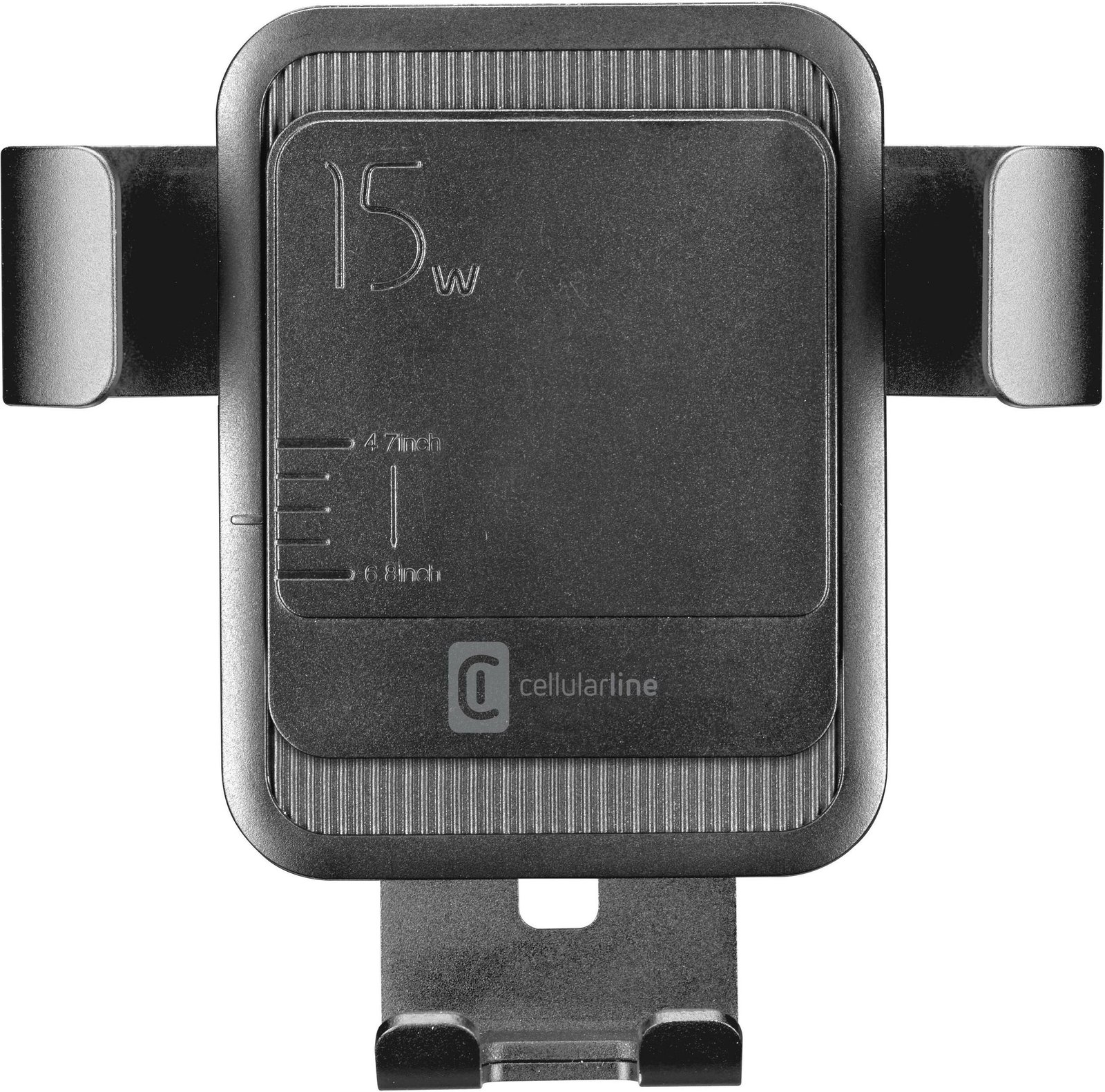 Mbajtës aktiv celulari Cellular Line SLIDE AIR, karikim wireless 15W, i zi