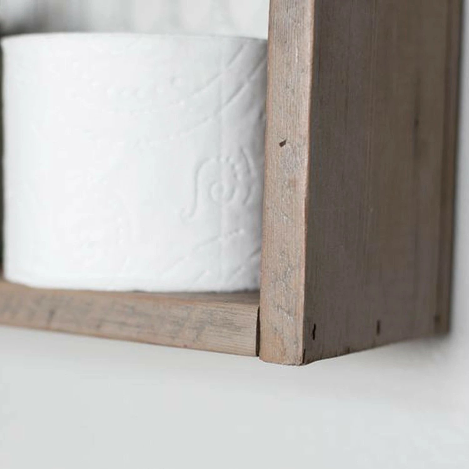 Raf muri Skye Decor, ngjyrë arre, 30x60x9cm