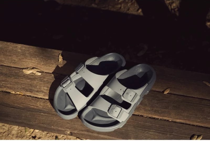 Slapa Birkenstock unisex, gri