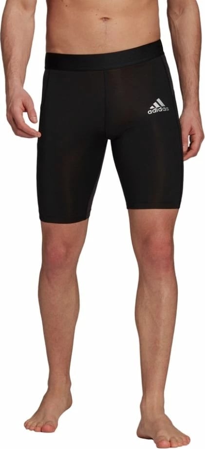 Shorce të ngushta për meshkuj adidas, të zeza
