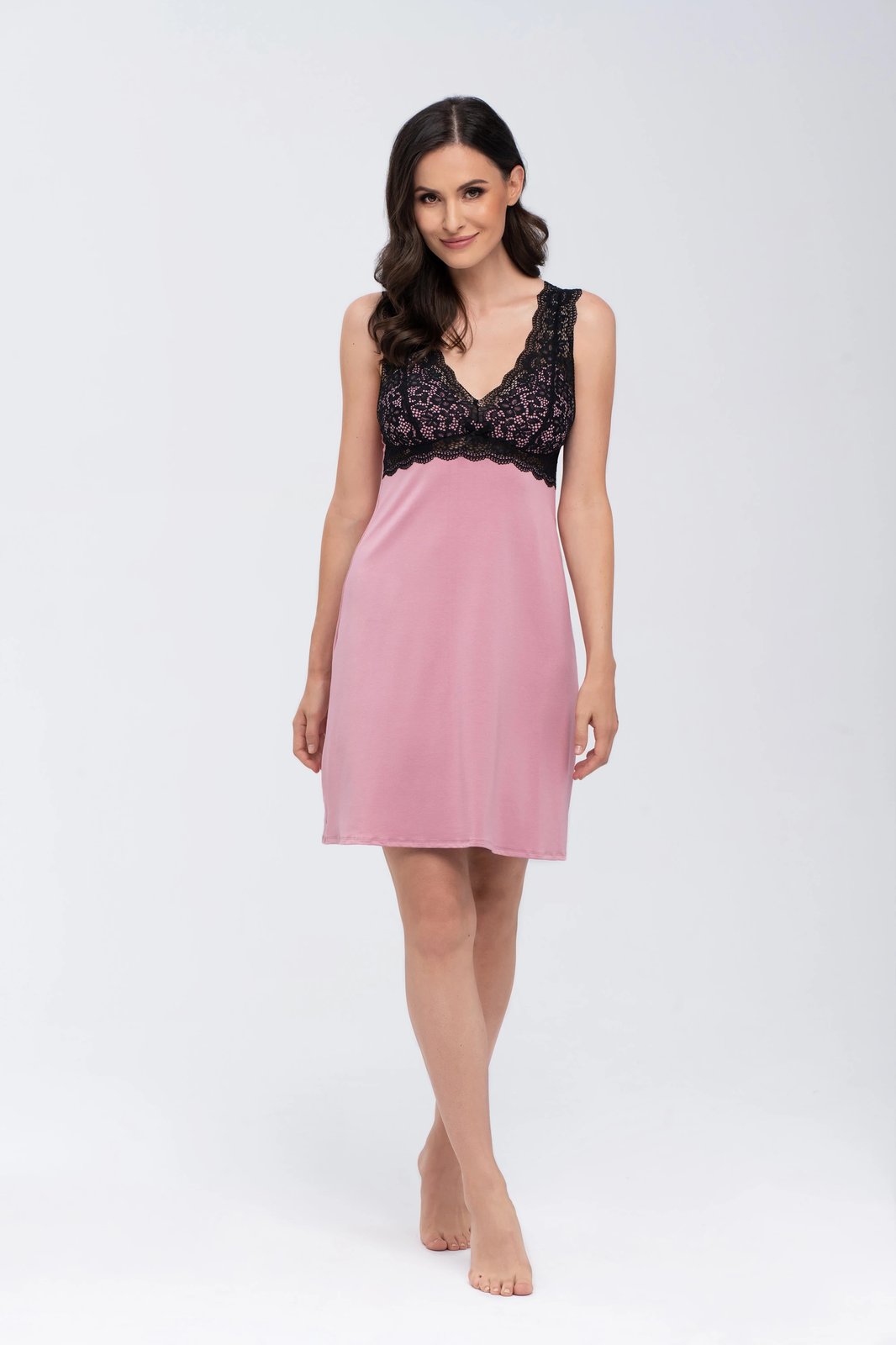 Fustan nate Babella 171297, rozë