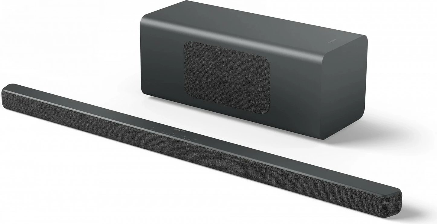 Soundbar Philips TAB6309/10 me subwoofer pa tela, 320W, Gri