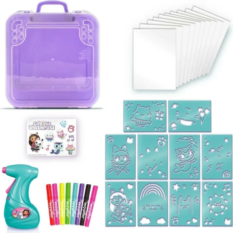 Set vizatimi Gabby's Dollhouse, Epee, CDG60217 me valixhe, shumëngjyrëshe