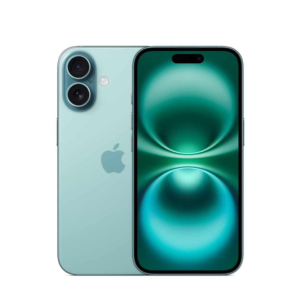 Apple iPhone 16, 6.1", 128GB, teal