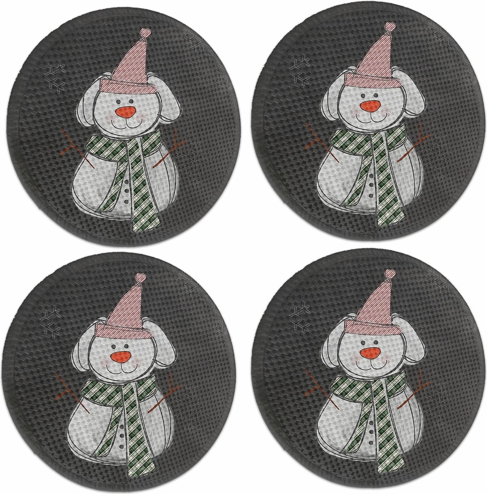 Set nënshtrues tavoline Hermia Concept, shumëngjyrësh, 4393Supla, 4 copë