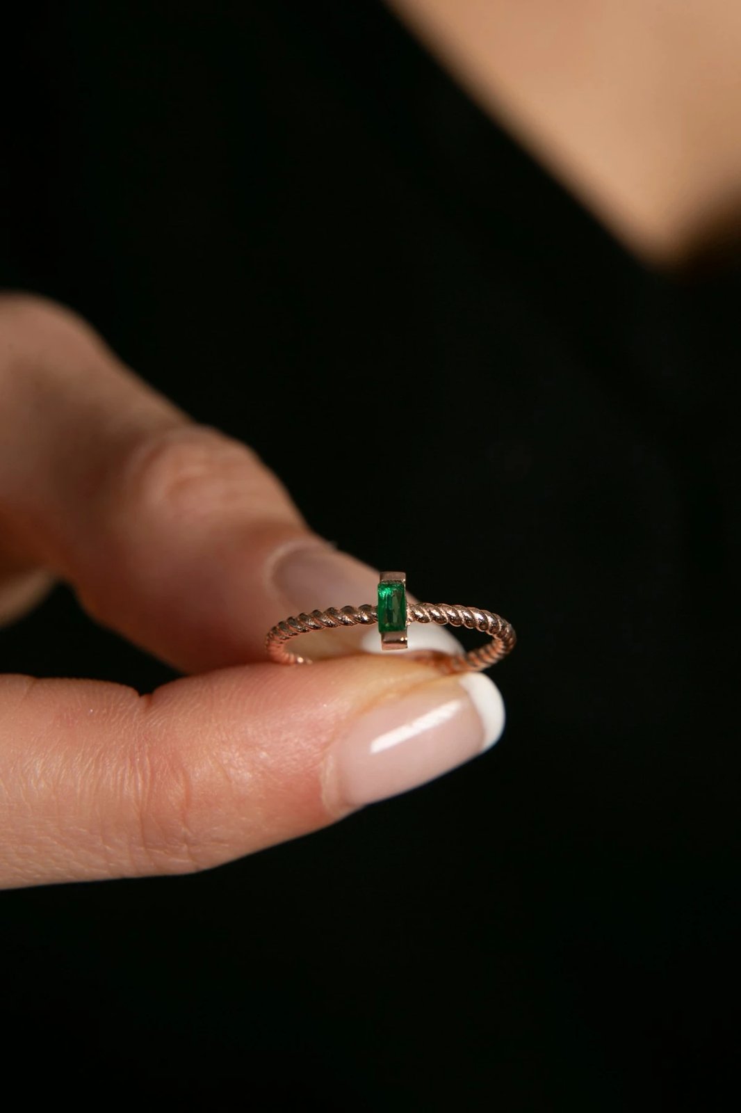 Unazë argjendi Elika Silver, ngjyrë rozë ari, FA182778