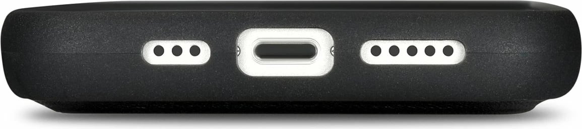 Mbështjellës iCarer Wallet Case 2in1 për iPhone 14 Plus, lëkurë natyrale, Anti-RFID, e zezë