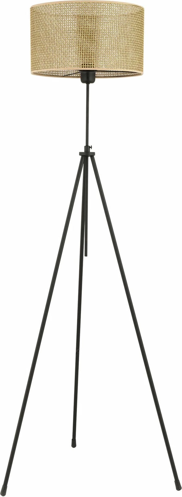 Llambë dyshemeje Opviq, 20351, ngjyrë e zezë, lartësi e rregullueshme