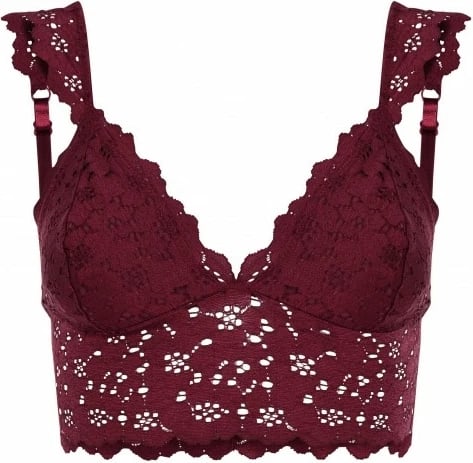 Bustier dantelle burgundy Jumeon