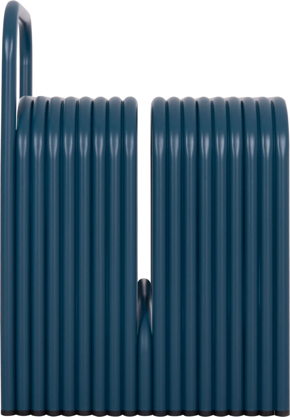 Karrige e ulët INTREPID, alumin, ngjyrë kaltër, 40x38x55Hcm