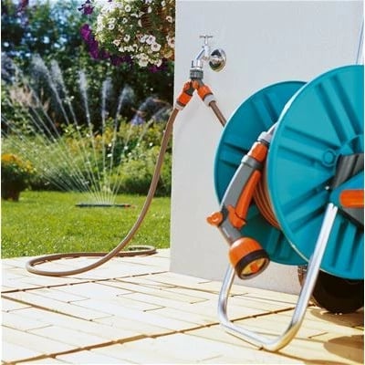 Lidhës këndi për rubinet Gardena 2999-20, gri portokalli