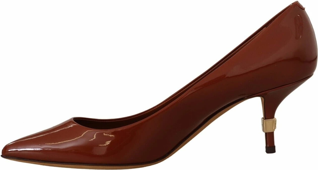 Këpucë me taka për femra Dolce & Gabbana, të kafta