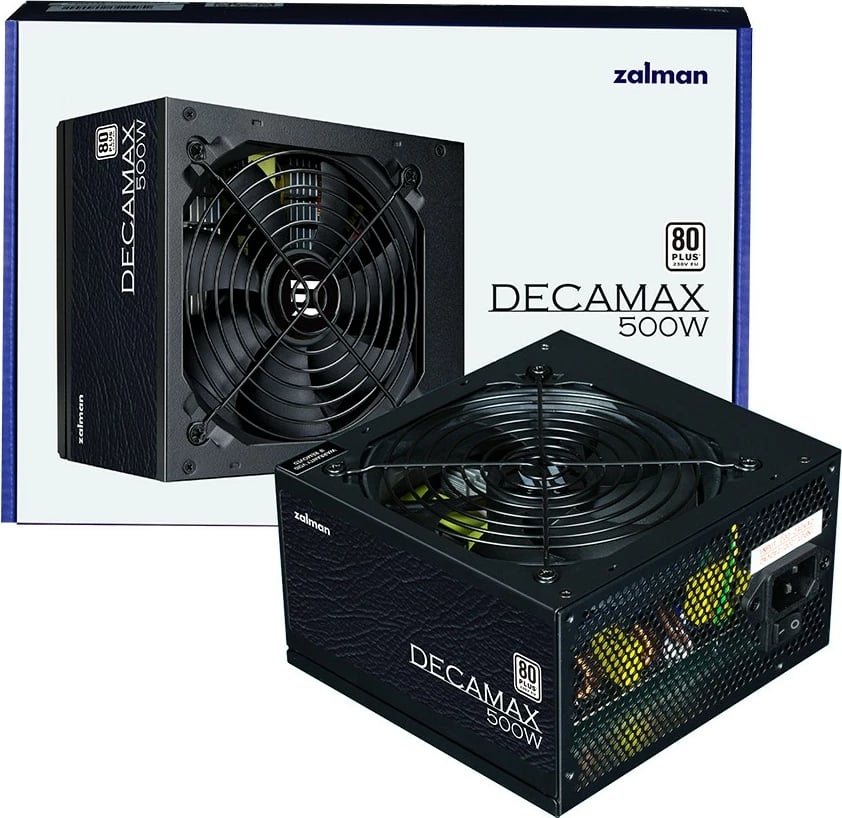 Kasë energjie Zalman ZM500-LX3 Decamax, 500W, 80 PLUS, e zezë