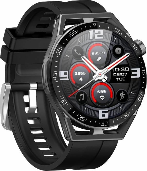 Smartwatch Rubicon unisex, e zezë