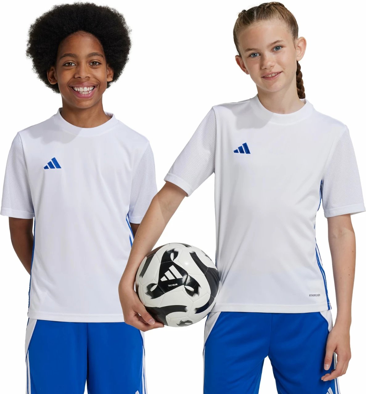 Maicë për fëmijë adidas, e bardhë