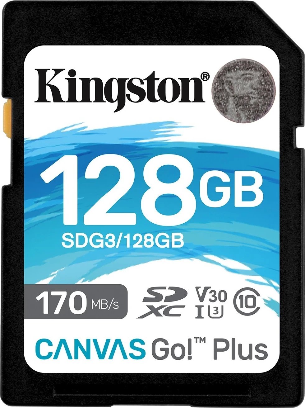 Kingston SDXC Canvas Go Plus 128GB 170R C10 UHS-I U3 V30