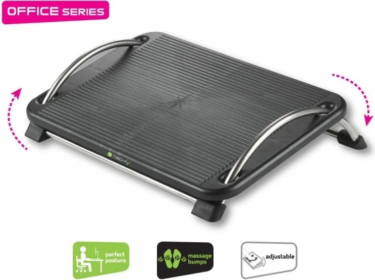 Mbështetëse këmbësh ergonomike Yakimasport, e zezë