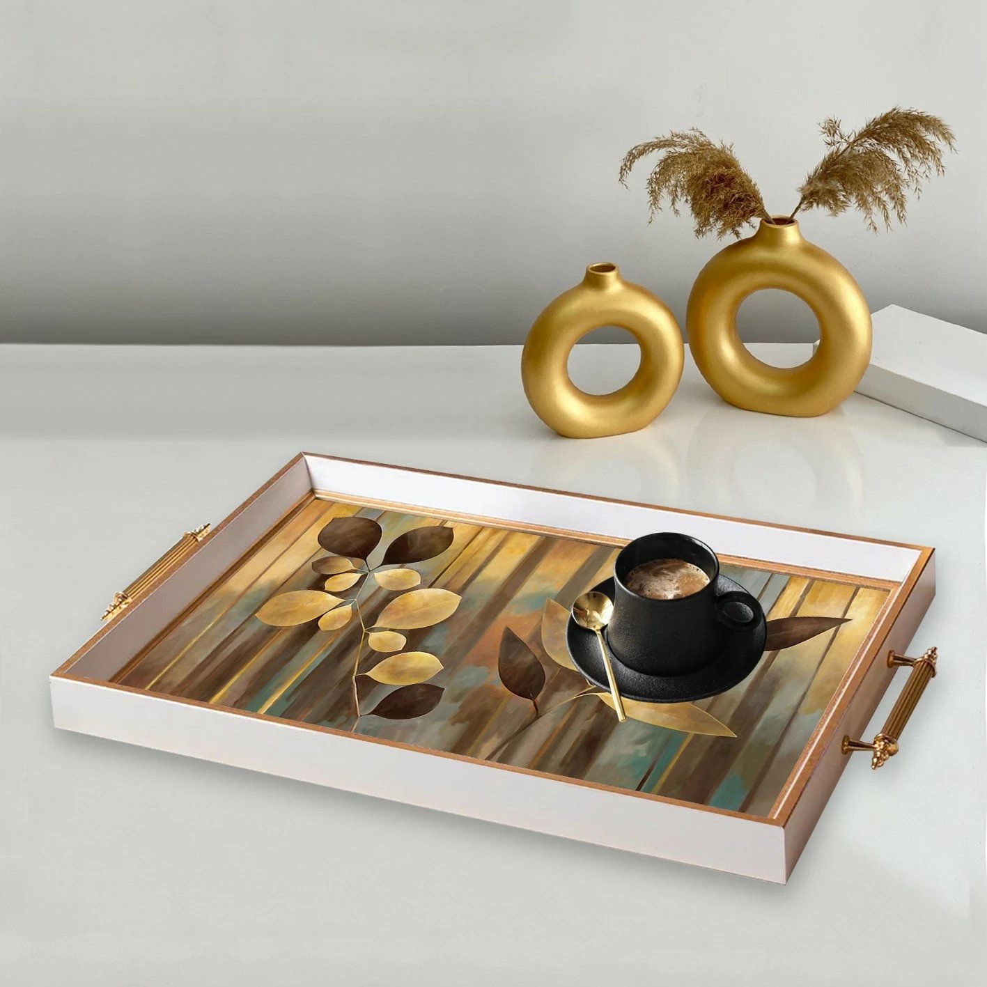 Tabaka prej qelqi Aberto Design, shumëngjyrëshe, TPB9883