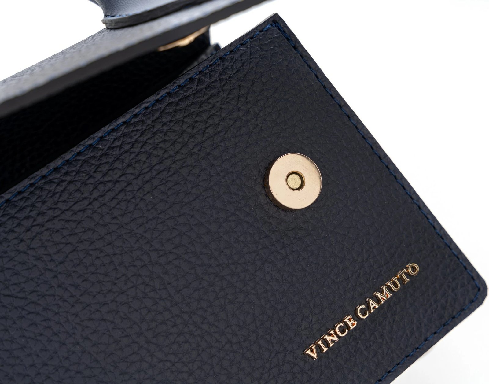 Çantë dore Vince Camuto, ngjyrë kaltër e errët, Parma