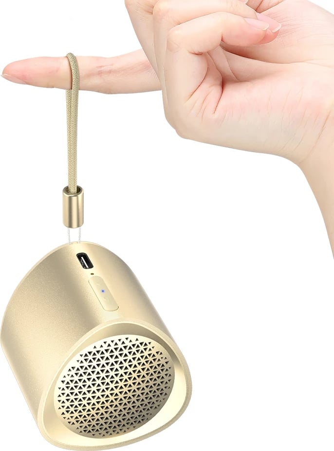 Altoparlant mini Tronsmart Nimo 5W, Bluetooth 5.3, Gold