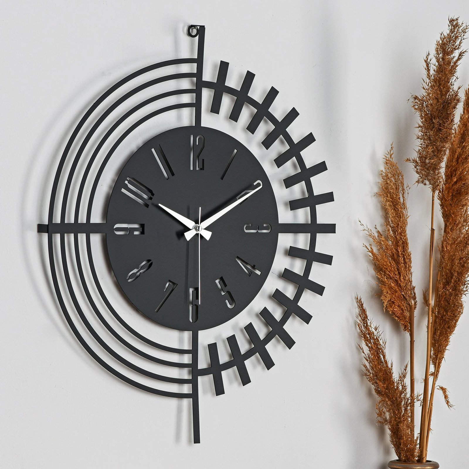 Orë muri dekorative metalike Wallity, Dubai New, e zezë